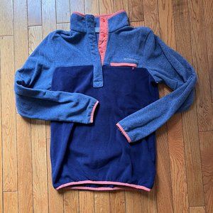 Columbia 1/4 button fleece sweatshirt